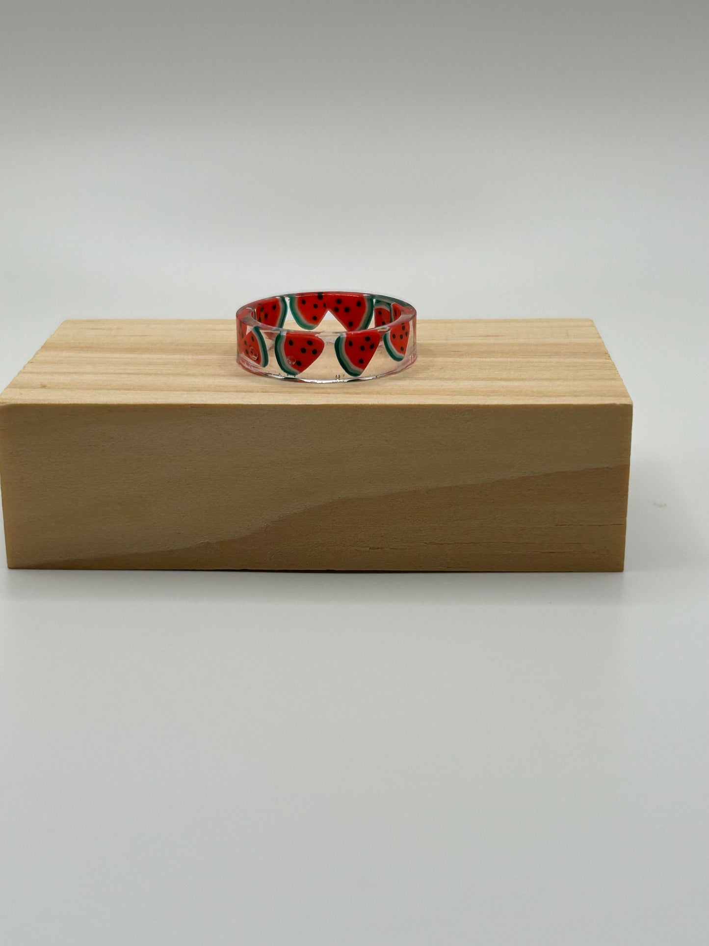 Watermelon Resin Ring