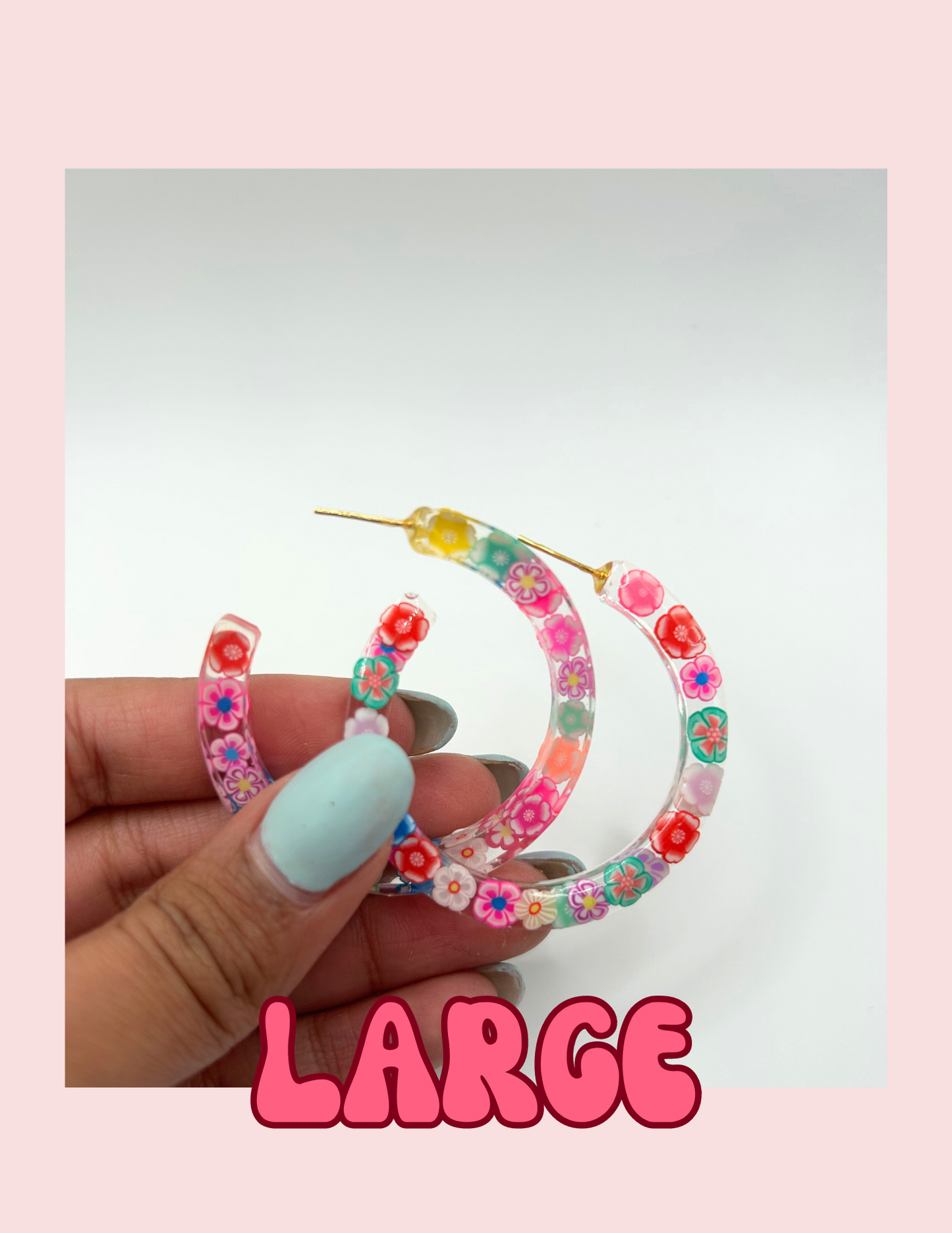 Flower Hoops