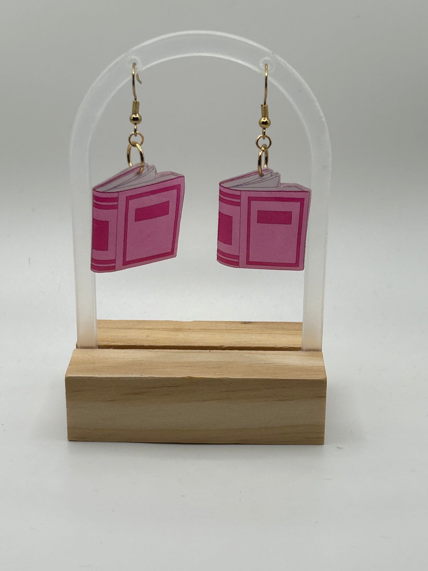 Book Earrings