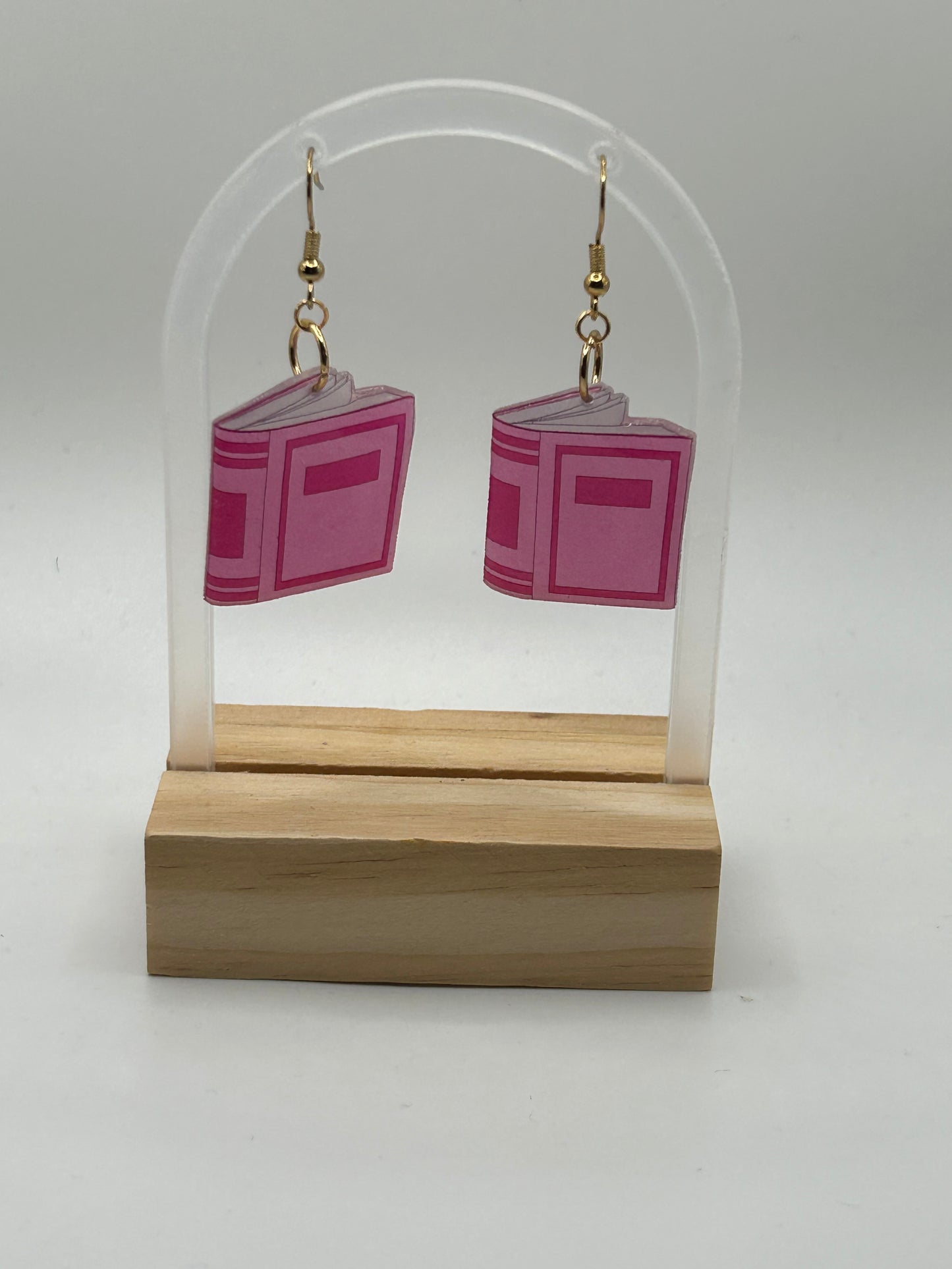 Book Earrings