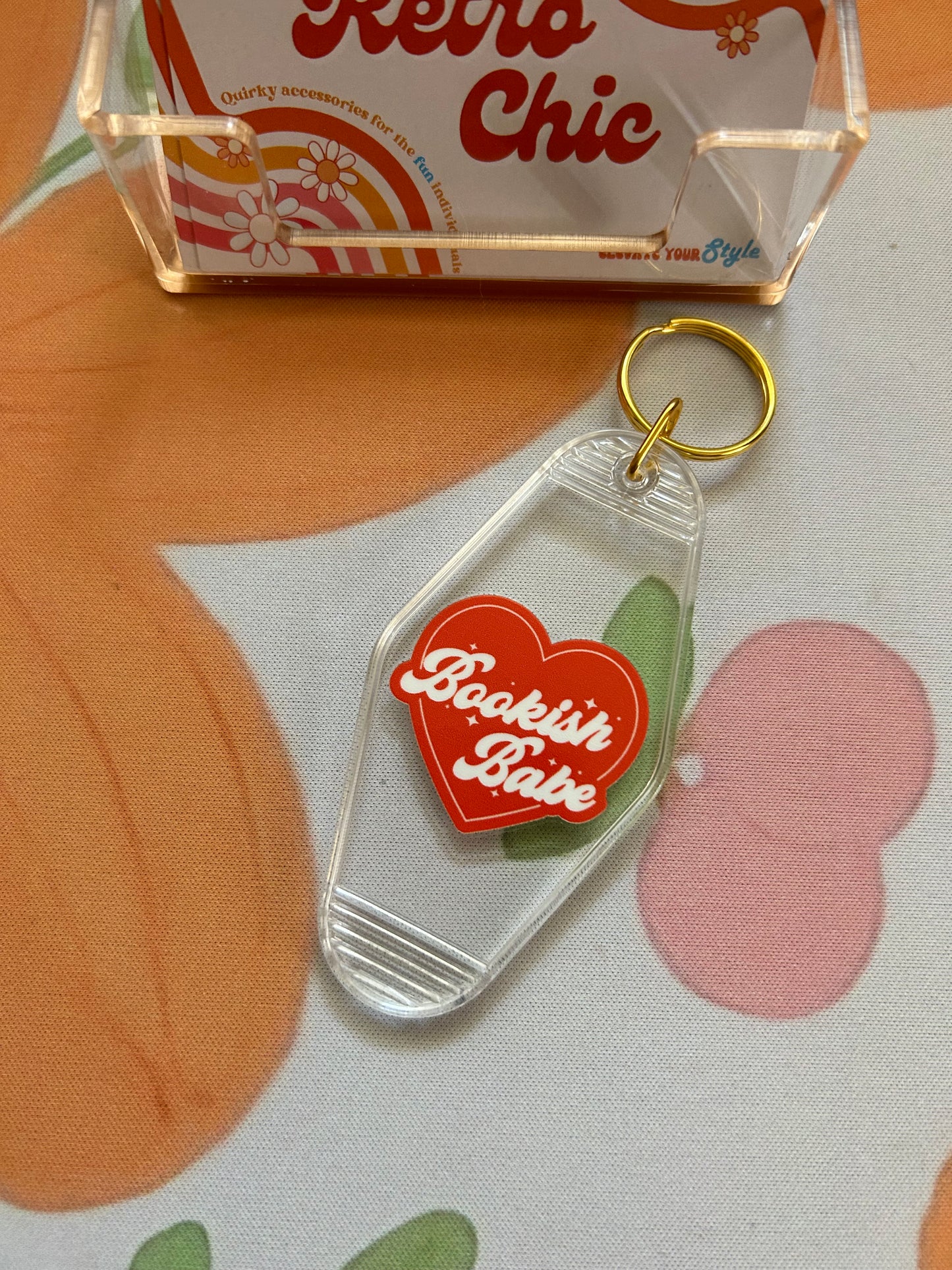 Bookish Keychain