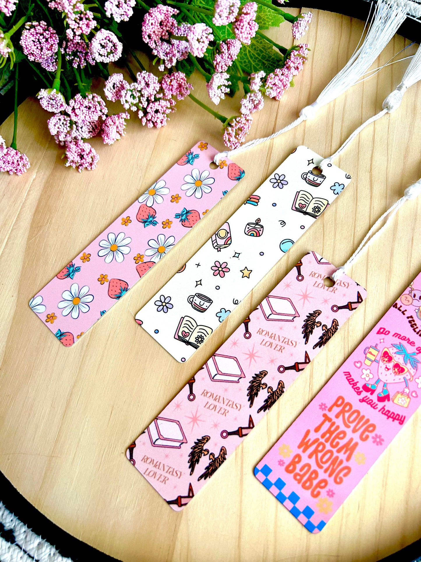 Aluminum bookmarks