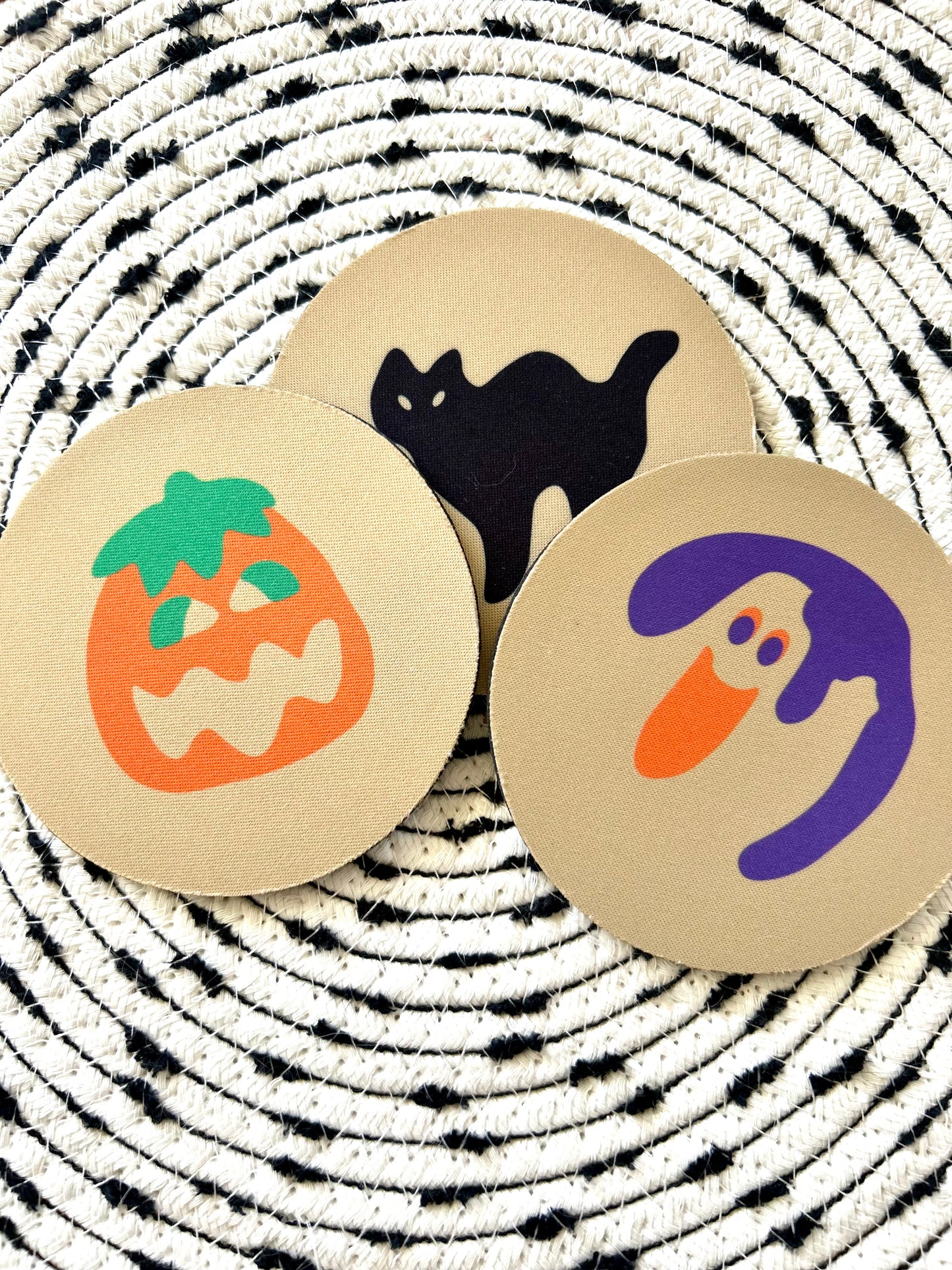 Halloween Cookie Coasters