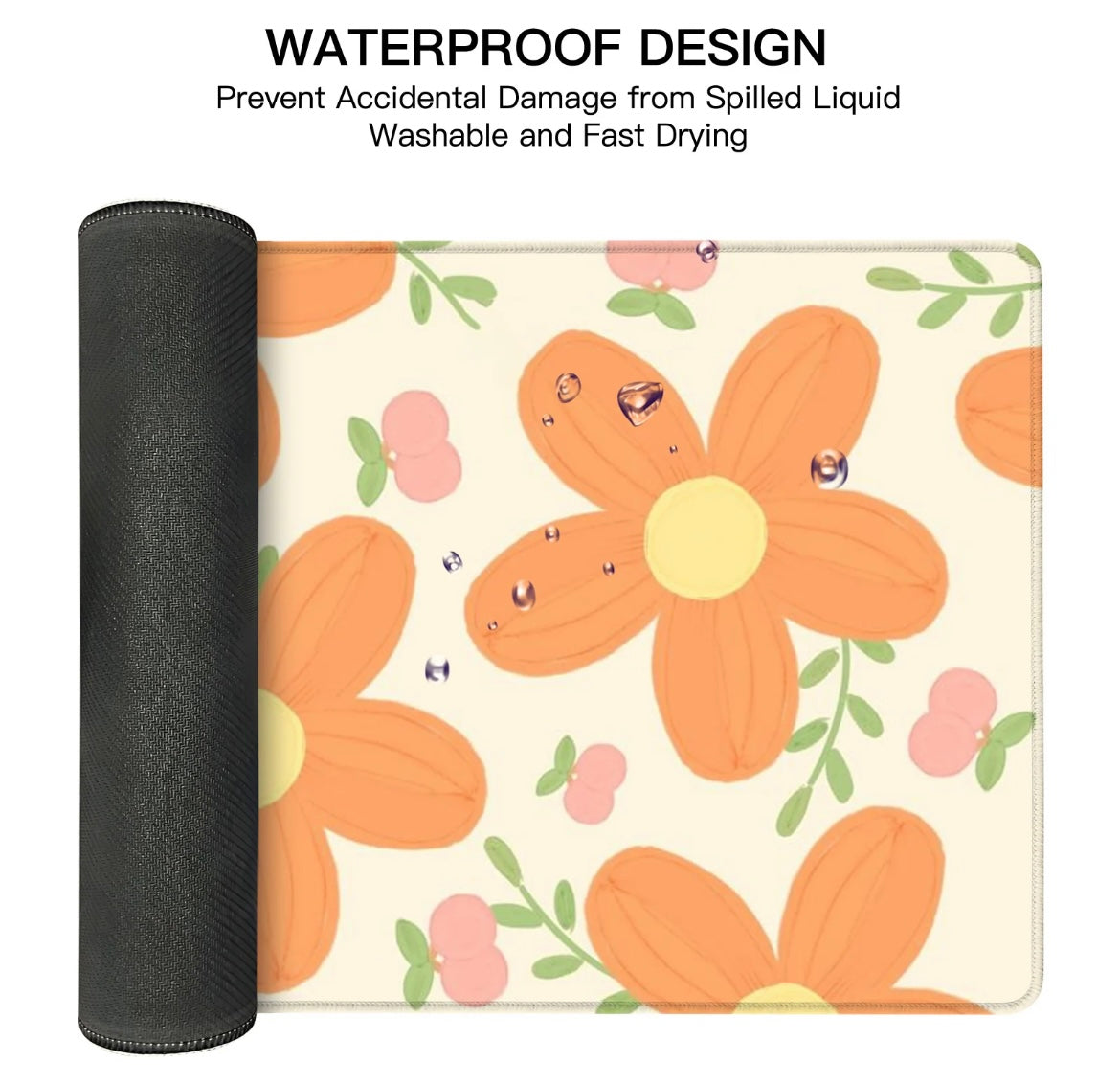 SALE Floral Desk Mat/Mouse Pad