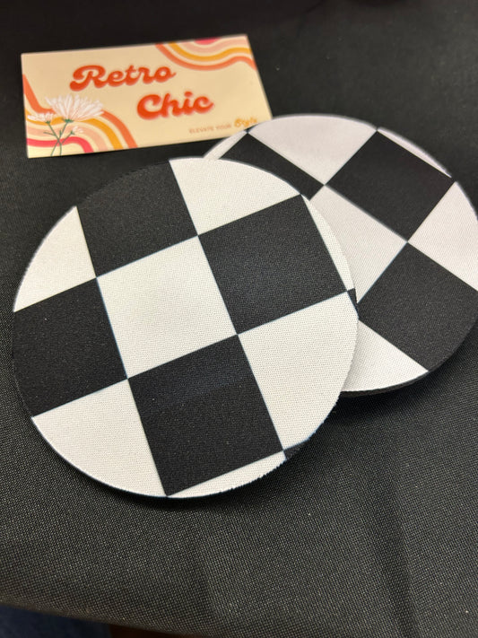 Checkered Coasters
