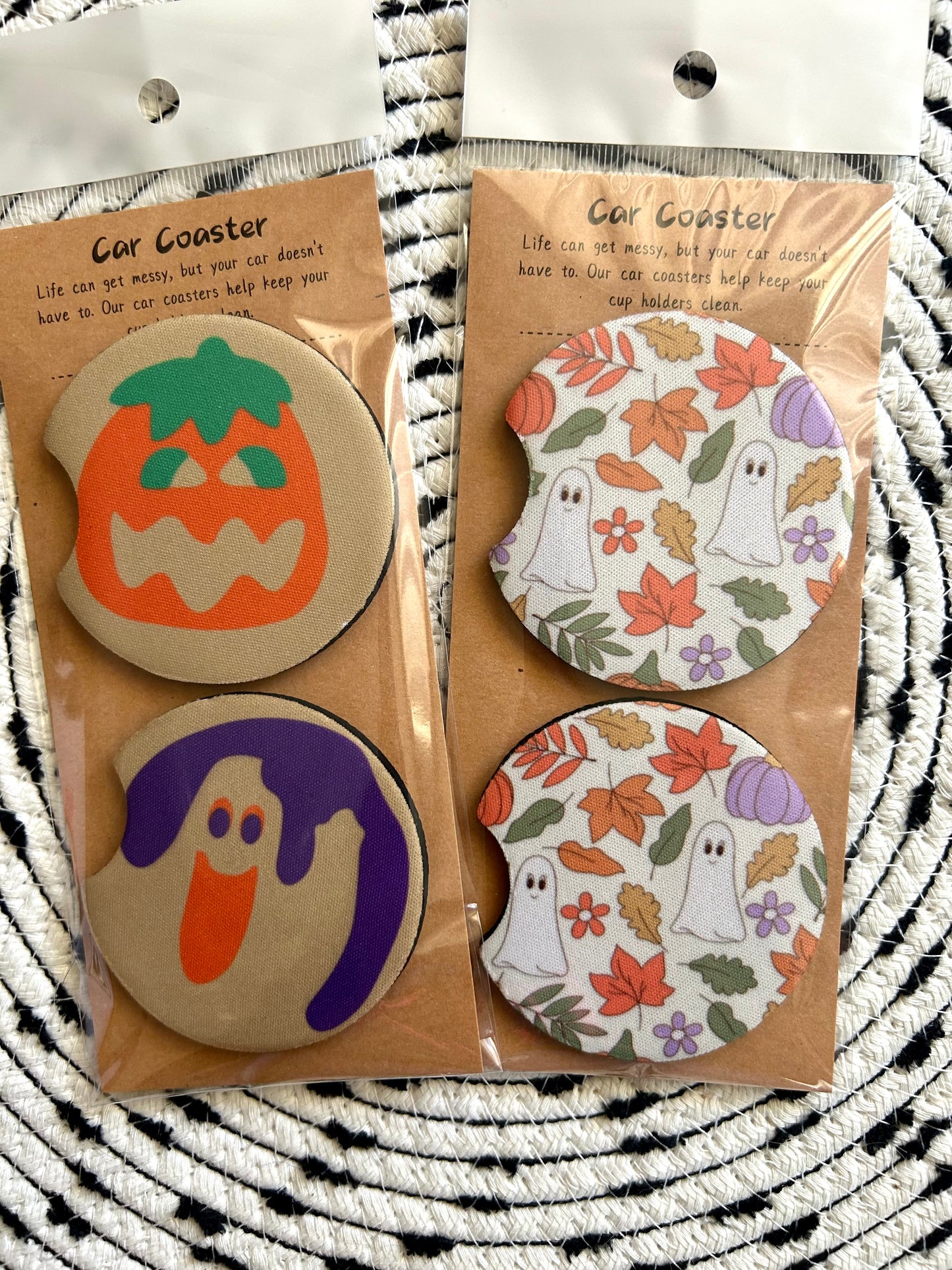 Halloween Car Coasters